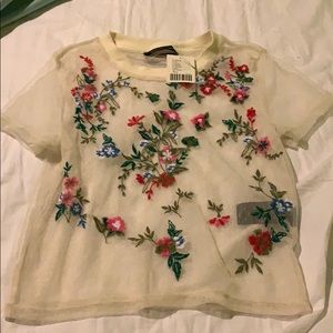 See through urban outfitters shirt size s NEW